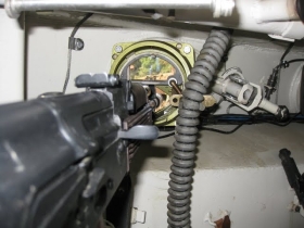 Firing port in use