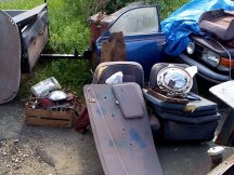Sport - some contents of the boot